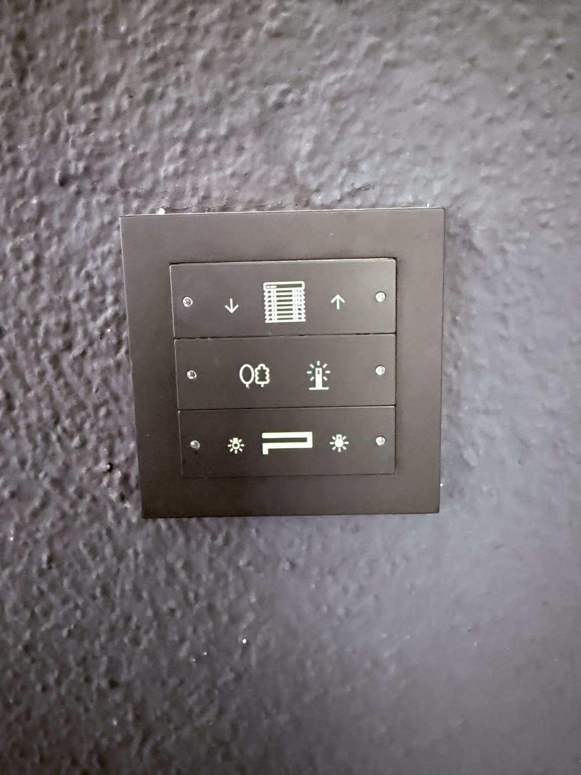 Gira Tastsensor 3 Komfort in Schwarz matt